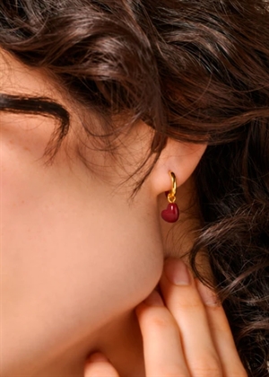 Grand Amore hoops Bordeaux Enamel 